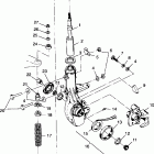 SPORTSMAN 335 - A99CH33AA/AB/CA/CB Передняя стойка