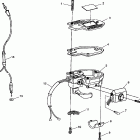 SCRAMBLER 400 - A99BG38CA Трост дроселя