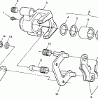 BIG BOSS 500 6X6  INTL  - A99AE50DA Middle axle brake