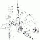 SCRAMBLER 500 - A99BG50AA Передняя стойка