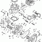 XPLORER 400 - A99CG38CA Картер и блок цилиндр