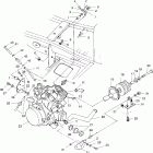 SCRAMBLER 400 - A99BG38CA Крепление двигателя
