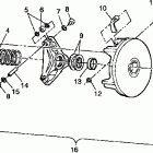 TRAIL BLAZER 250 - A99BA25CA Муфта сцепления