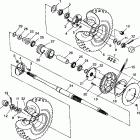 XPRESS 300 - A99CA28CA Колесо заднее
