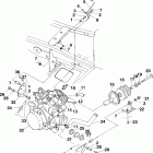 SCRAMBLER 400 - A99BG38CB Крепление двигателя