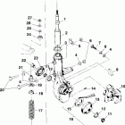 SPORTSMAN WORKER 500 - A99CH50EA/EB Передняя стойка