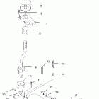 SPORTSMAN 335 - A99CH33AA/AB/CA/CB Селектор переключения передач