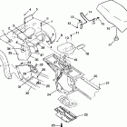 XPRESS 300 - A99CA28CA Заднее крыло и сиденье