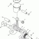 XPLORER 300 - A99CC28CA Коленвал и поршни