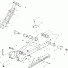 SCRAMBLER 500 - A99BG50AA Бугель и аммортизатор