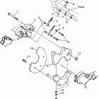 SPORT 400 - A99BA38CA Задний суппорт тормозной