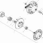 SPORTSMAN WORKER 500 - A99CH50EA/EB Привод сцепления