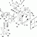 SPORTSMAN WORKER 500 - A99CH50EA/EB Система охлаждения