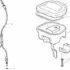 SCRAMBLER 400 - A99BG38CB Трост дроселя