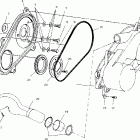 SPORTSMAN 335 - A99CH33AA/AB/CA/CB Кожух сцепления