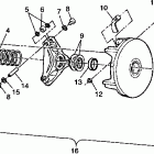 TRAIL BLAZER - W98BA25C Drive clutch trail blazer w98ba25c