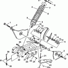 TRAIL BLAZER - W98BA25C Swing arm / shock mounting trail blazer w98ba25c