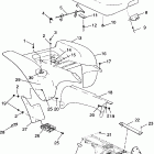 SCRAMBLER 500 - W98BC50A Заднее крыло