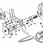 XPRESS 300 - W98CA28C Gearcase / brake and chain cover mounting xpress 3...