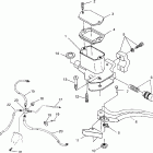 SCRAMBLER 400 - W98BC38C Controls-master cylinder / brake line scrambler 40...