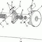 SCRAMBLER 400 - W98BC38C Drive clutch scrambler 400 w98bc38c