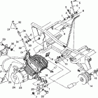TRAIL BOSS - W98AA25C Engine mounting trail boss w98aa25c
