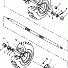 SCRAMBLER 500 - W98BC50A Заднее колесо
