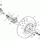 TRAIL BLAZER - W98BA25C Front wheel trail blazer w98ba25c