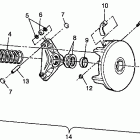 MAGNUM 2X4 - W98AA42A Drive clutch magnum 2x4 w98aa42a