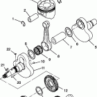 MAGNUM 2X4 - W98AA42A Коленвал и поршни
