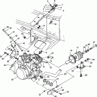SCRAMBLER 400 - W98BC38C Engine mounting scrambler 400 w98bc38c