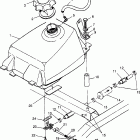 BIG BOSS 500 6X6 - W98AE50A Топливный бак