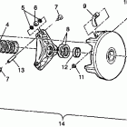 SPORT 400L - W98BA38C Drive clutch sport 400l w98ba38c
