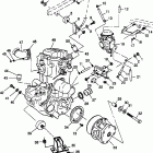 SCRAMBLER 500 - W98BC50A Крепление двигателя