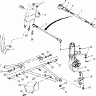 SCRAMBLER 400 - W98BC38C A-arm / strut mounting scrambler 400 w98bc38c