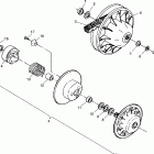 SPORT 400L - W98BA38C Driven clutch sport 400l w98ba38c