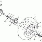 MAGNUM 2X4 - W98AA42A Front wheel magnum 2x4 w98aa42a