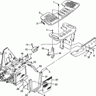 XPLORER 400L - W98CC38C Front rack and bumper mounting xplorer 400l w98cc3...