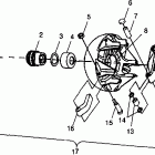 BIG BOSS 500 6X6 - W98AE50A Муфта сцепления
