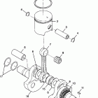 TRAIL BOSS - W98AA25C Crankshaft and piston trail boss w98aa25c