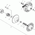 SCRAMBLER 500 - W98BC50A Привод сцепления