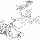 XPLORER 400L - W97CC38C Front rack and bumper mounting xplorer 400l w97cc3...