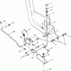 MAGNUM 6X6  SWEDISH - S97AE42E Foot pedal and parking brake swedish magnum 6x6 s9...