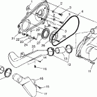 XPRESS 300 - W97CA28C Clutch cover (300) xpress 300 w97ca28c