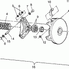 TRAIL BOSS - W97AA25C Drive clutch trail boss w97aa25c