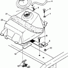 SCRAMBER 400L - W97BC38C Fuel tank scrambler 400l w97bc38c