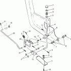 BIG BOSS 6x6 400L - N97AE38D Foot pedal and parking brake norwegian big boss 6x...