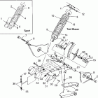 TRAIL BLAZER - W97BA25C Swing arm / shock mounting sport 400l w97ba38c and...