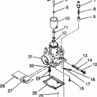XPRESS 300 - W97CA28C Carburetor (400l) xpress 400l w97ca38c