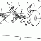 XPRESS 300 - W97CA28C Drive clutch xpress 300 w97ca28c and  xpress 400l ...